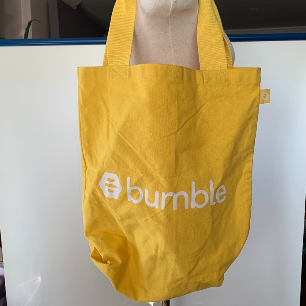BUMBLE YELLOW CANVAS BAG